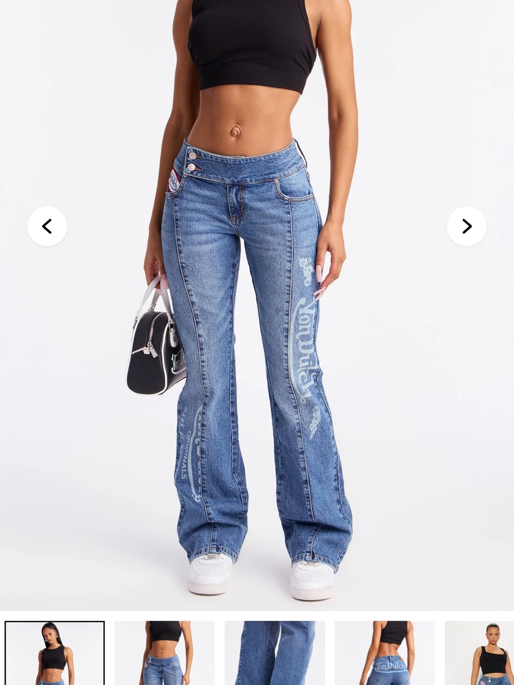 Women’s Von Dutch Blue Flared Jeans